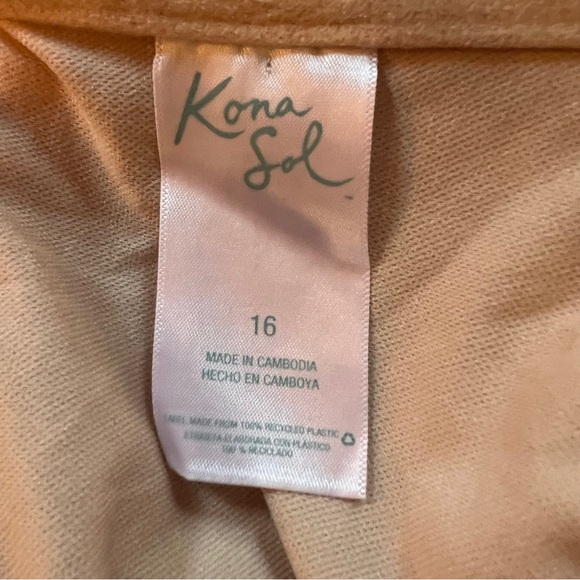 Swim Bundle! Kona Sol one shoulder full piece with Rachel Zoe Cover up!! Sz 16 - Picture 10 of 16